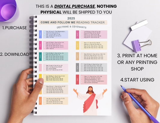 Doctrine and Covenant Reading Tracker - Come and Follow Me