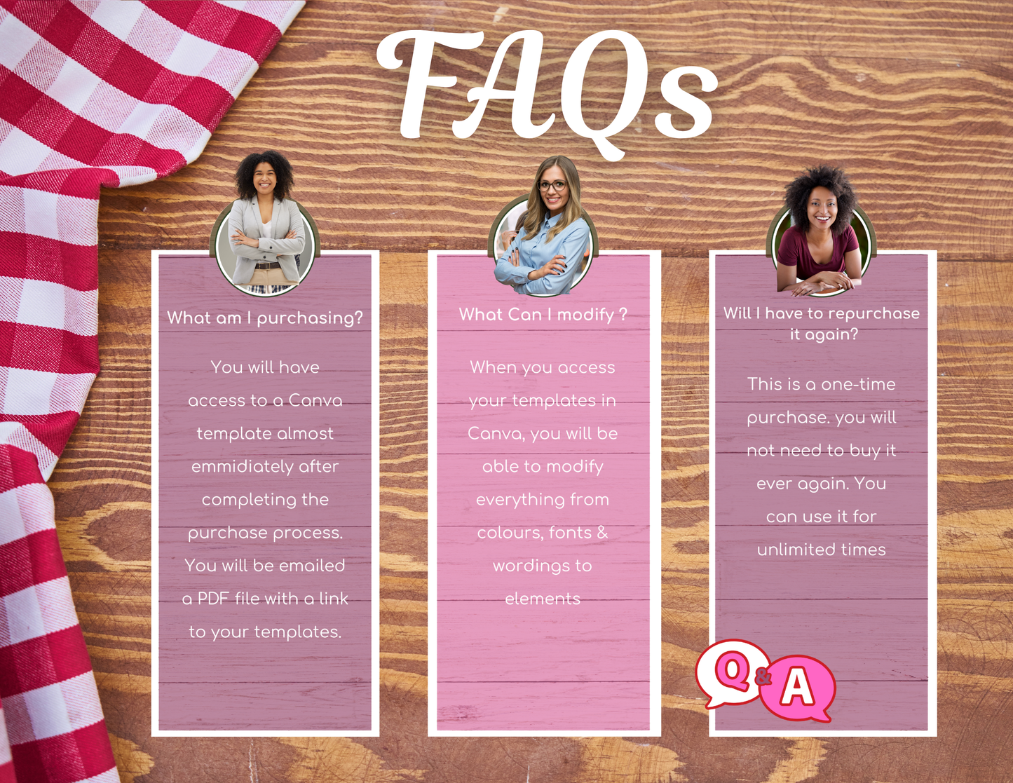 Sorority Newsletter Template for Canva