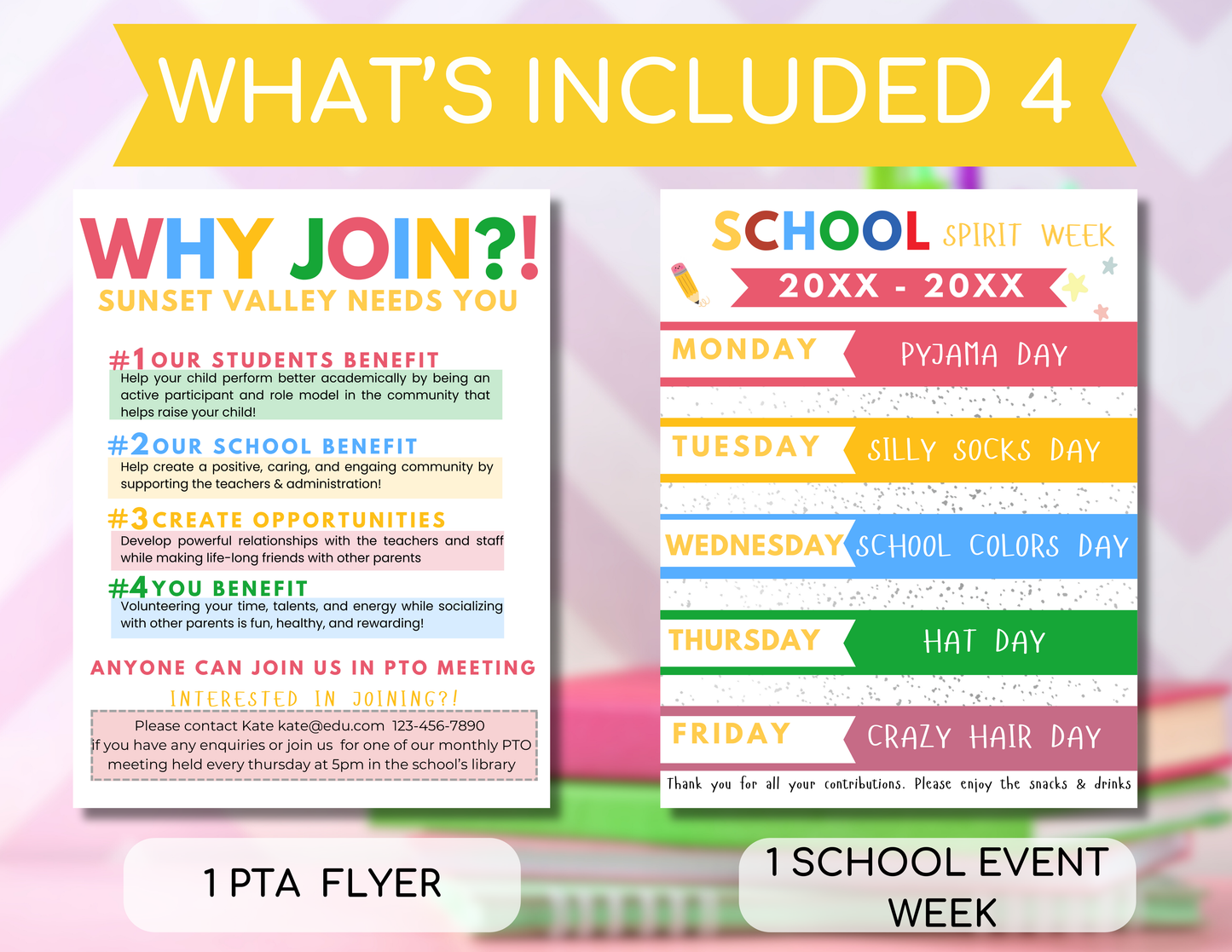 Editable PTA/PTO Flyer/Newsletter