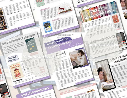 Author Newsletter Canva