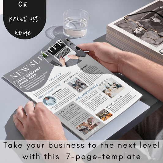 Editable Newsletter Template