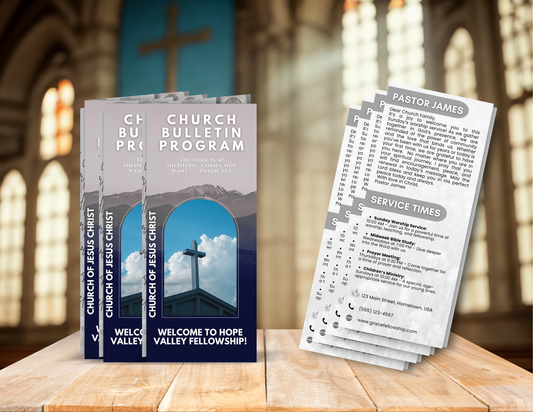 Church Bulletin Template